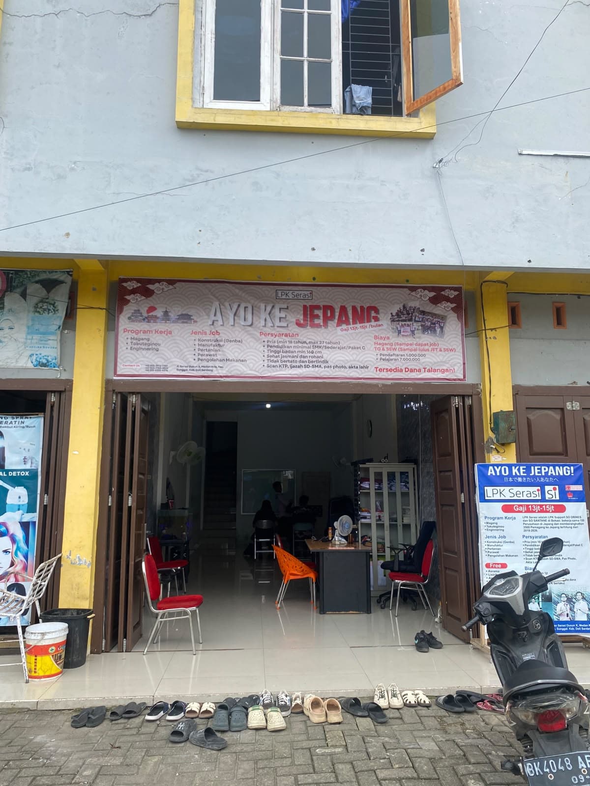 Gedung LPK Serasi di Medan Krio, Sunggal, Deli Serdang